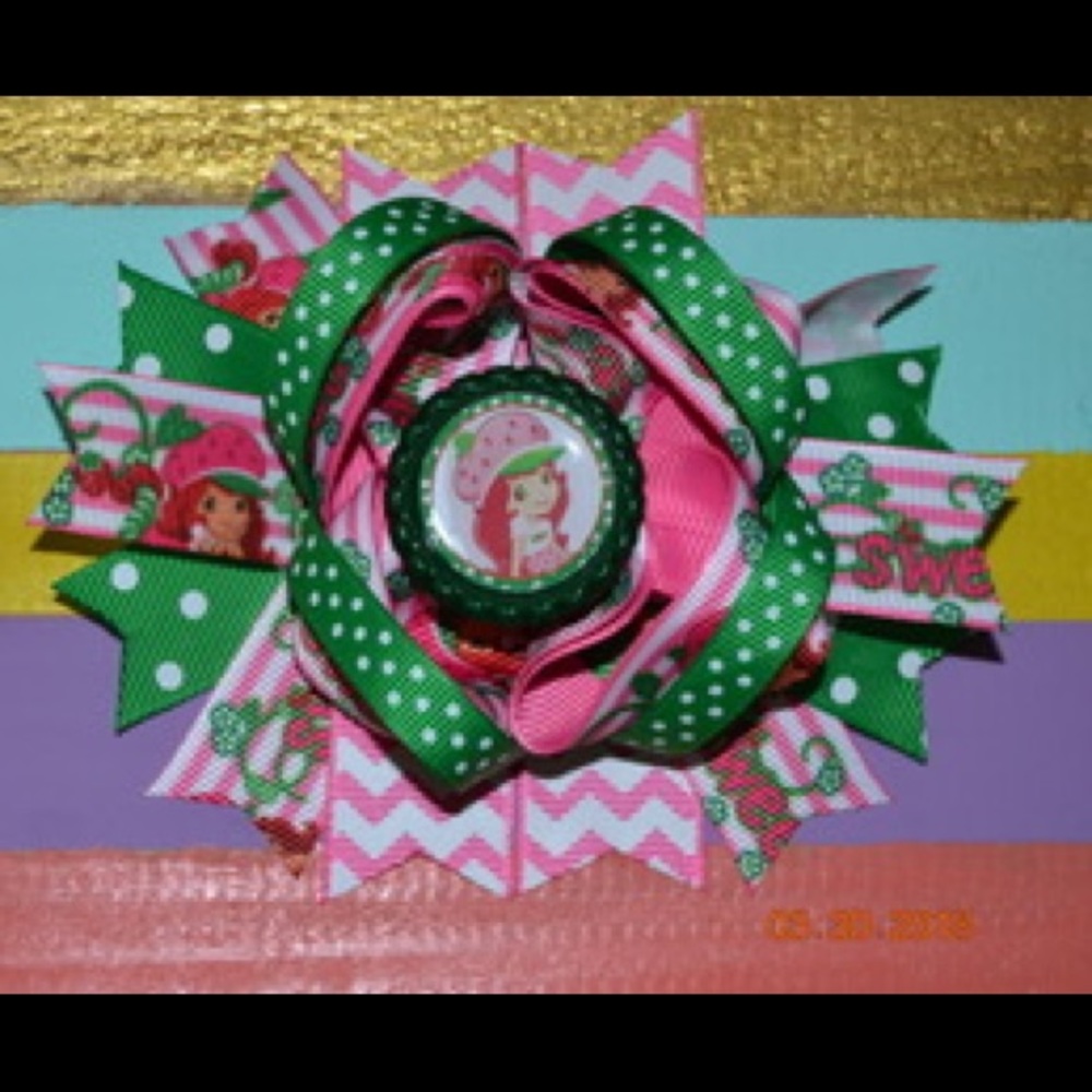 Girls stacked 5inch hairbow